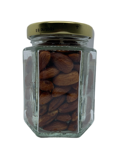 Salted Almonds Hexagonal Jar - The Dormen Food Company