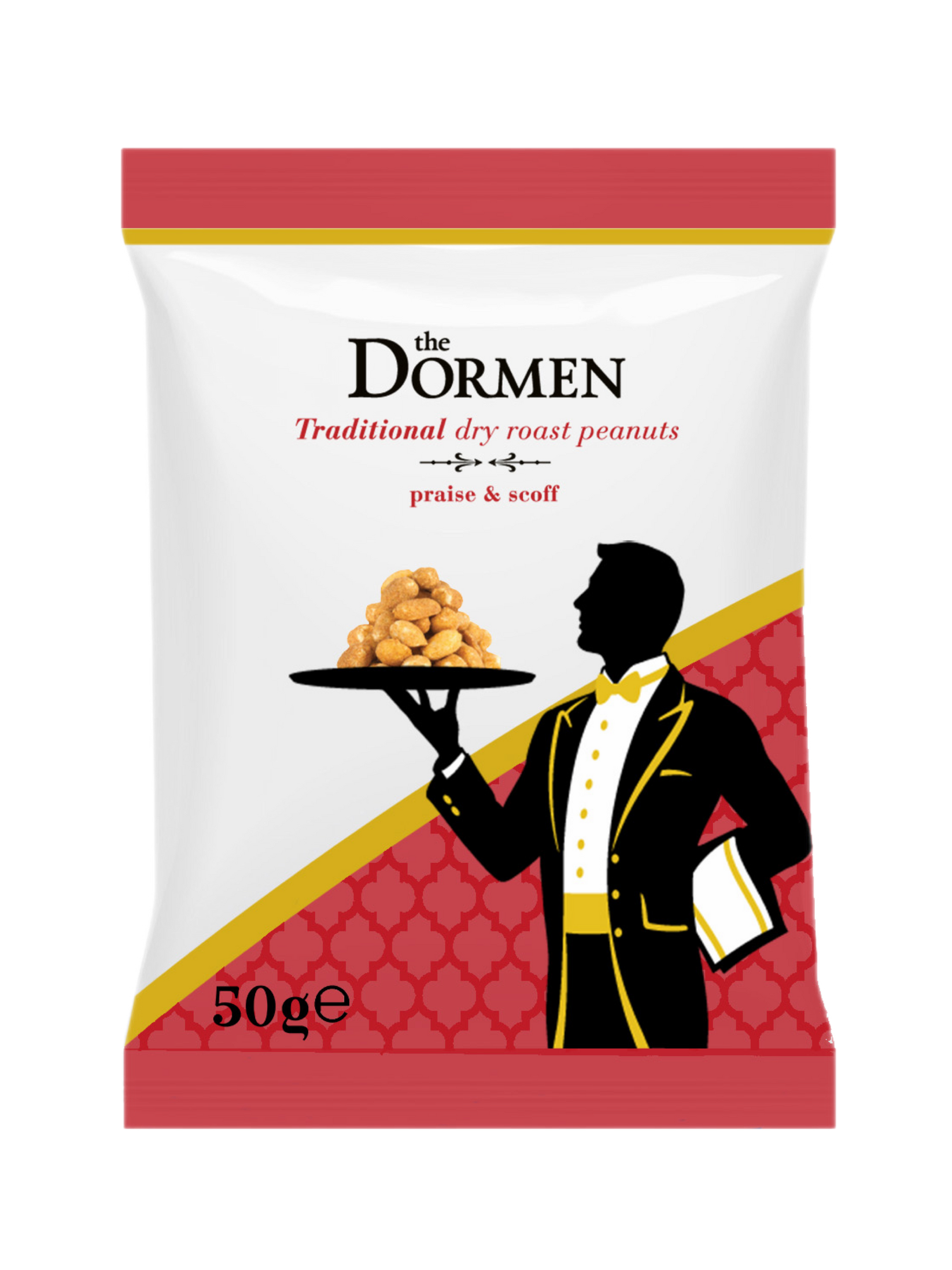 Dry Roasted Peanuts 24 x 50g Snack Pack The Dormen Food Company