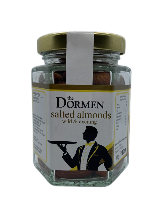 Salted Almonds Hexagonal Jar (Trade) - The Dormen Food Company