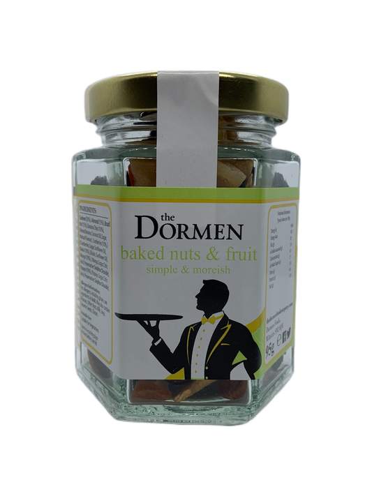 Baked Nuts & Fruit Hexagonal Jar (Trade) - The Dormen Food Company
