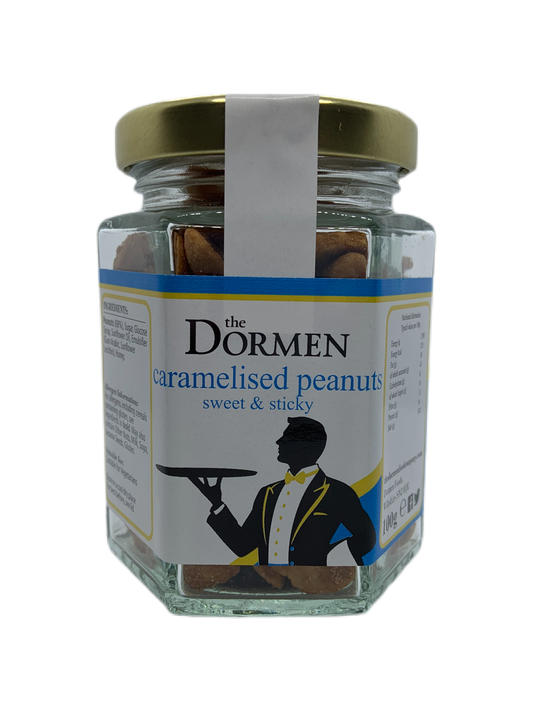 Caramelised Peanuts Hexagonal Jar (Trade) - The Dormen Food Company