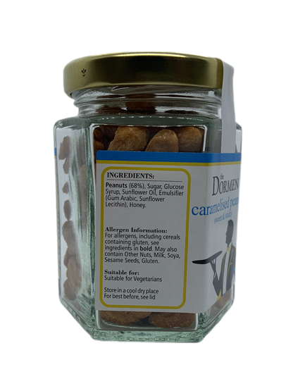 Caramelised Peanuts Hexagonal Jar - The Dormen Food Company
