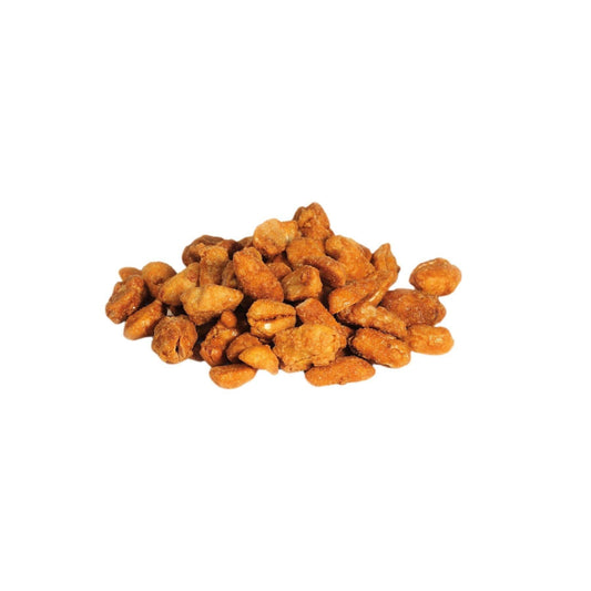 Caramelised Peanuts Hexagonal Jar (Trade) - The Dormen Food Company