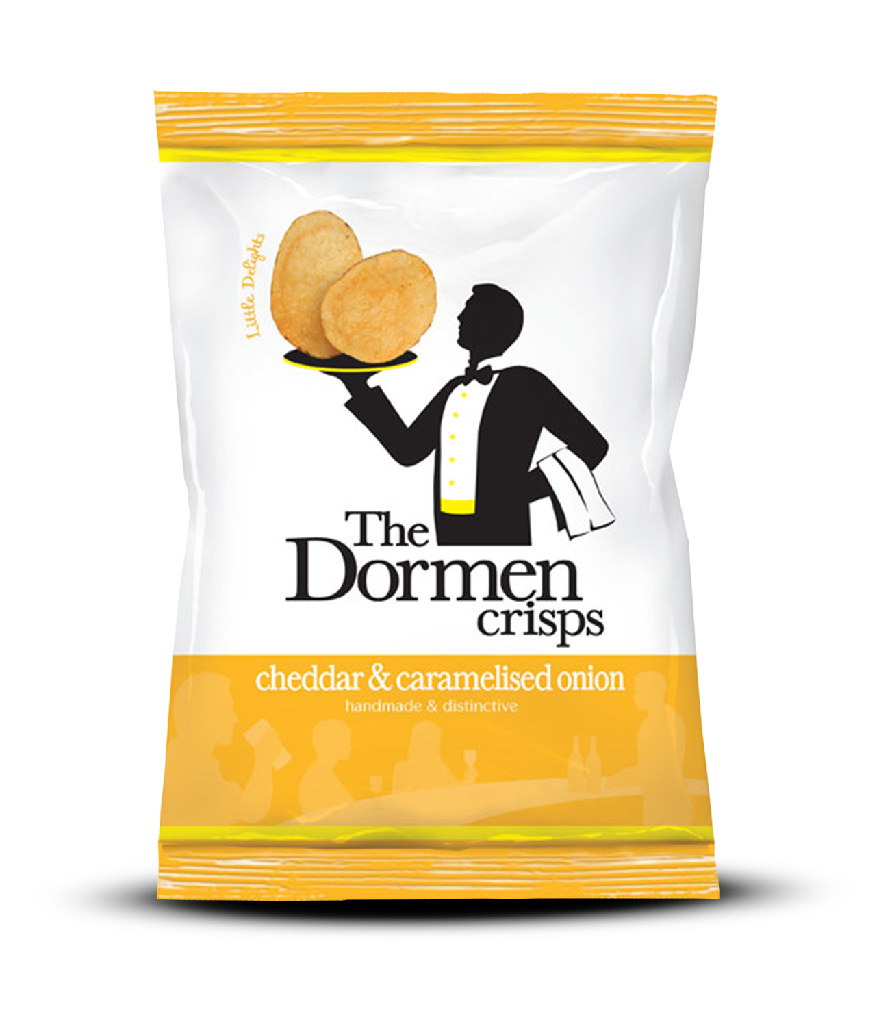 Cheddar & Caramelised Onion Crisps, 24 x 40g.