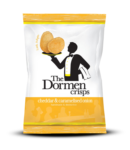 Cheddar & Caramelised Onion Crisps, 24 x 40g.