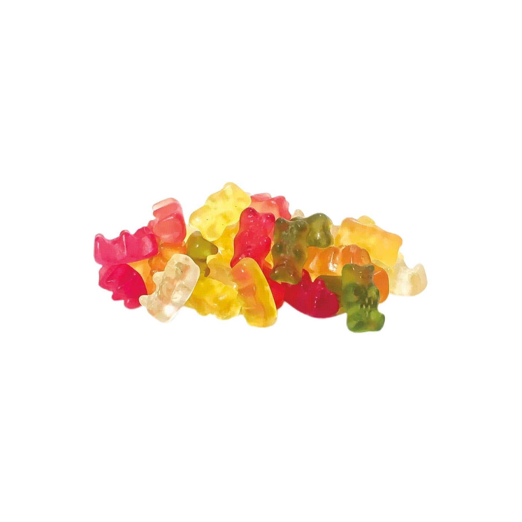 Golden Gummy Bears Hexagonal Jar - The Dormen Food Company