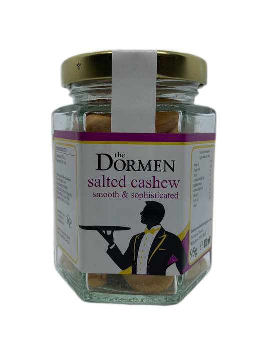 Salted Cashews Hexagonal Jar (Trade) - The Dormen Food Company