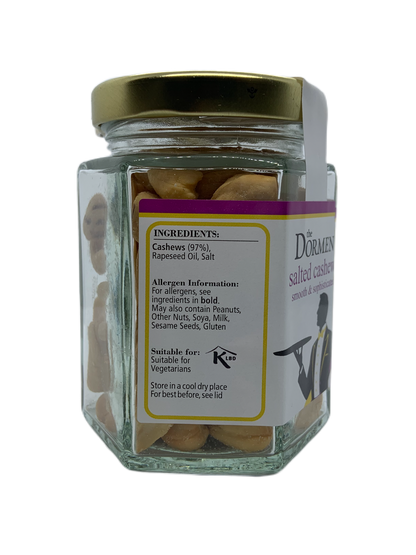 Salted Cashews Hexagonal Jar - The Dormen Food Company