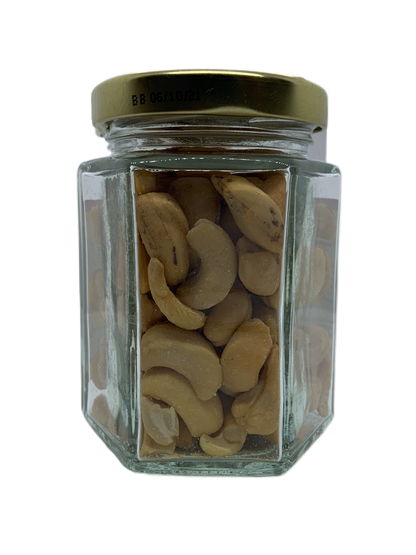 Salted Cashews Hexagonal Jar - The Dormen Food Company