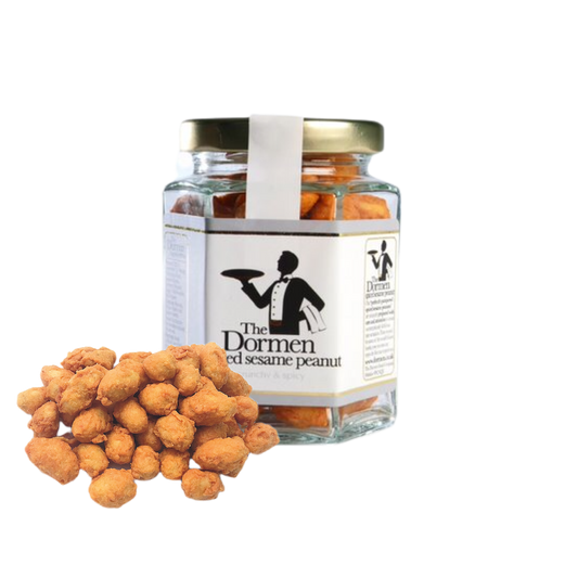 Spiced Sesame Peanuts Hexagonal Jar (Trade) - The Dormen Food Company