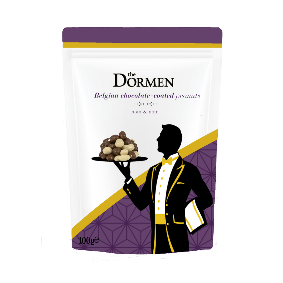 Belgian Chocolate Peanuts Premium Pouch 8 x 100g