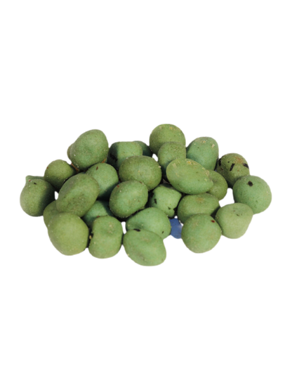 Wasabi Peanut Crackers Hexagonal Jar - The Dormen Food Company